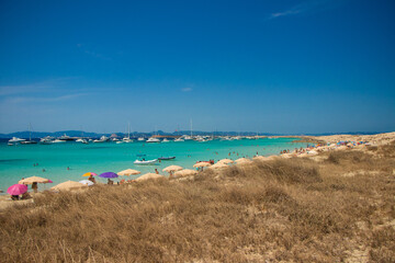 view of the beach in island-Formentera