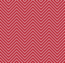 Red Chevron Seamless Pattern Background