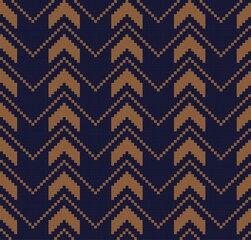 Brown Beige Chevron Seamless Pattern Background