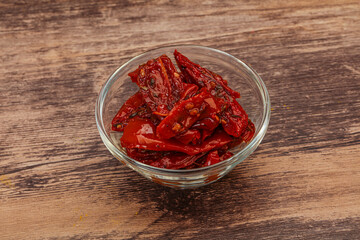 Dried tomato with olive oil