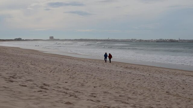 view on Atlantic ocean, Peniche, Portugal