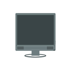 Computer Monitor Flat Style, Aspect Ratio 4:3