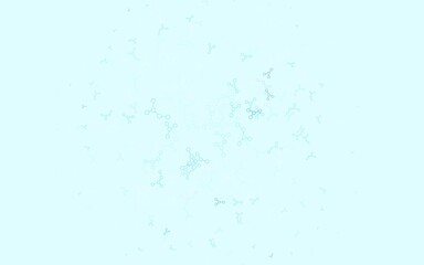 Light BLUE vector pattern with artificial intelligence network.