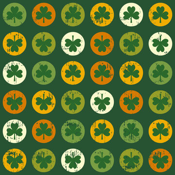 Seamless clover background. Can be used for St. Patrick's Day