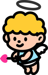 かわいい天使のキャラクター