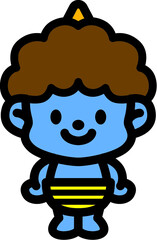 かわいい鬼のキャラクター
