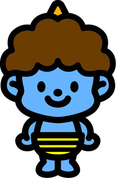 recommend clip art: かわいい鬼のキャラクター