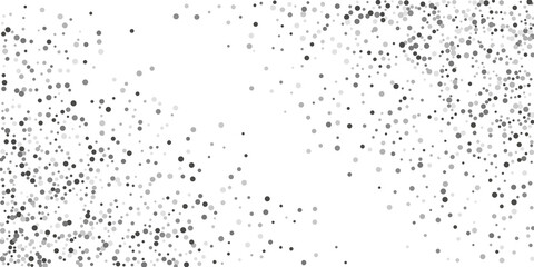 Silver glitter confetti.