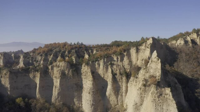 Aerial, Melnik Rock Pyramids, Bulgaria
