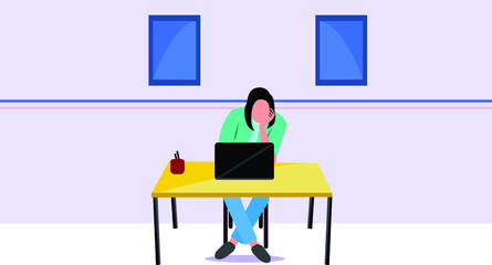 woman using social media