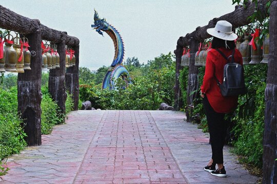 Wat Phu Manorom, Mukdahan Province, Thailand