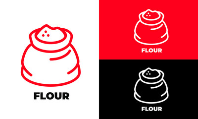 food icon logo vector simple design 