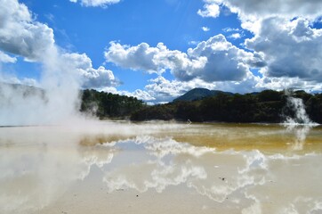 Wai-O-Tapu thermal wonderland. New Zealand