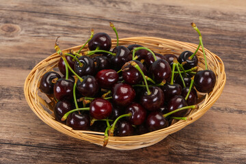 Ripe sweet tasty cherry  berry