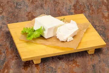 Greek traditional Feta soft cheese