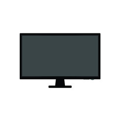 Computer-monitor-24-inch Flat Style, Aspect Ratio 16:9