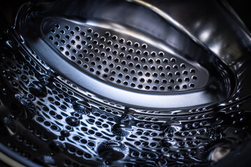 Mysterious metal object with holes, stylishly shined and looks creative, space steel, interesting...