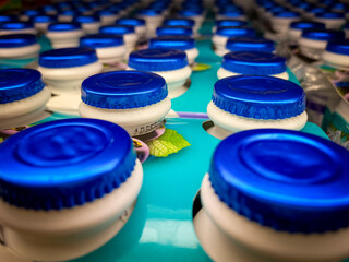 yogurt milk drink bottle cover