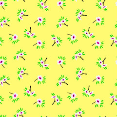 seamless white flower pattern. an attractive looking illustration texture.