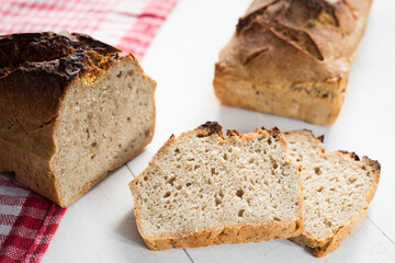 Tasty Polish traditional sourdough bread