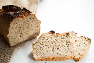 Tasty Polish traditional sourdough bread