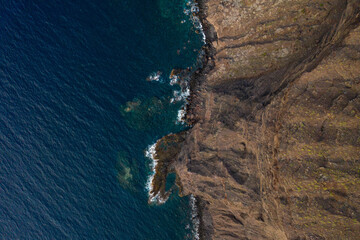 4k photo, Mirador Del Balcon, Las Palmas de Gran Canaria,Island, Ocean,  Spain, Europe, Aerial view, Drone