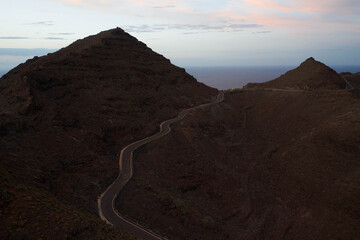 4k photo, Mirador Del Balcon, Las Palmas de Gran Canaria,Island, Ocean,  Spain, Europe, Aerial view, Drone