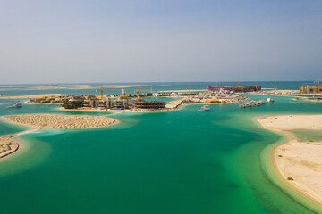 4k photo, The World, Island, Jumeirah, Dubai, United Arab Emirates, Middle East, Aerial view, Drone