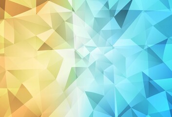 Light Blue, Red vector abstract mosaic backdrop.