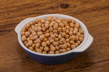Vegan cuisine - Dry chickpea heap