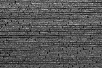 black wall texture of decorative brick