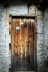 old wooden door (cumalıkızık, bursa, turkey)
