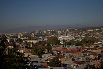 Fototapeta na wymiar View of old Tbilisi, Georgia