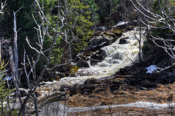 Chartrand Corners Falls in Ontario, Canada