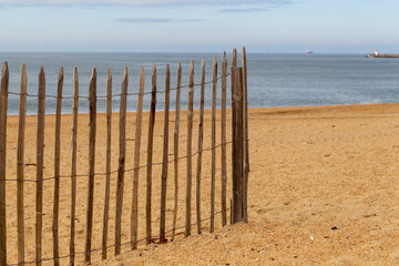 fence on the beach