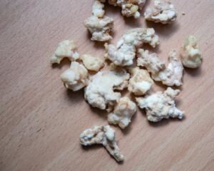 Rocks of drug on table top