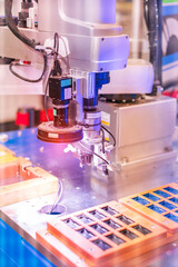 Vision measuring instrument inspecting PCB circuit board