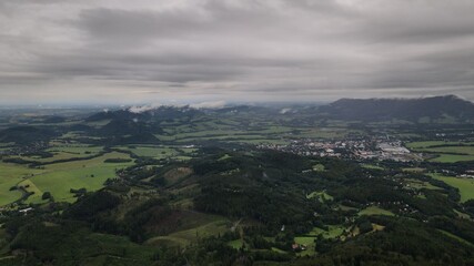 Fototapeta premium The Beskids or Beskid Mountains are a series of mountain ranges in the Carpathians, stretching from the Czech Republic in the west along the border of Poland with Slovakia up to Ukraine in the east.