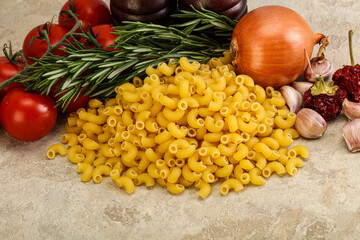 Raw Italian wheat pasta - Chifferi rigati