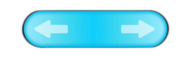 illustration of 3d horizontal button right left