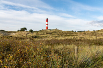 Fototapeta na wymiar The lighthouse of Amrum, Germany