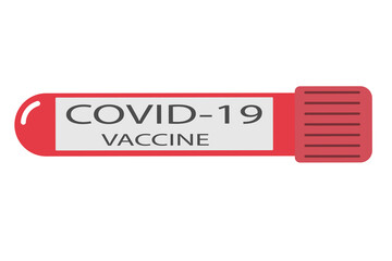 Blood sample tube for COVID-19, vaccine.