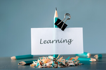 Move forward and goal achievement. Learning Concept.
