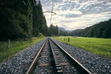 mauntain train track