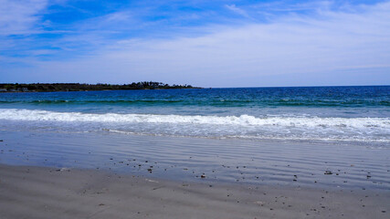 Beauty peaceful sea at Maine, United States