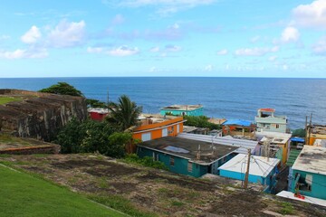 Fototapeta na wymiar Maisons, San Juan, Puerto Rico