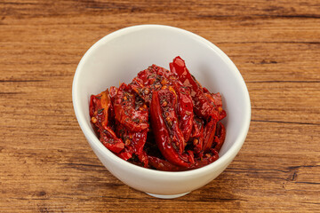 Dried tomato with olive oil