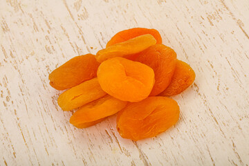 Sweet tasty dried apricot heap