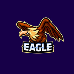 Eagle mascot logo icon design vector concept