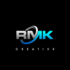 RMK Letter Initial Logo Design Template Vector Illustration	
